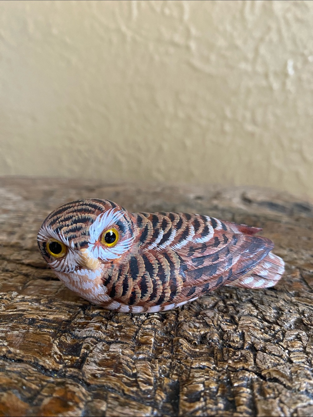 🦉Vintage🦉Hand-Painted Owl Figurine - Picture 2 of 12